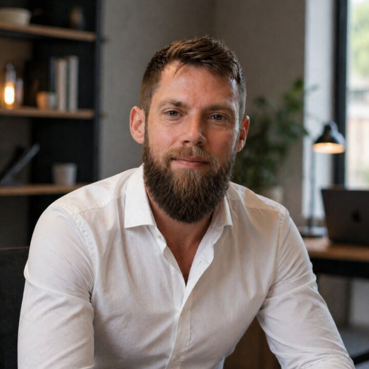 Portretfoto van Laurens De Leeuw, auteur en oprichter van VME Wijzer
